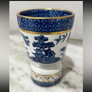 Booths Real Old Willow Double Egg Cup